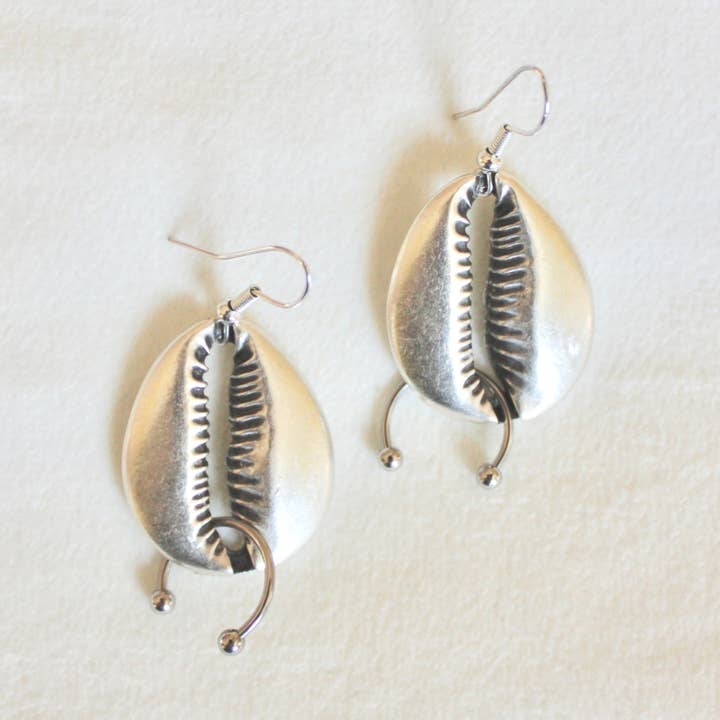 Swept Up Earrings in Silver for wholesale by Crafturday