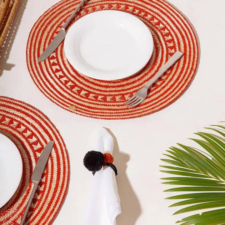 Röda Medusa bordsunderlägg för wholesale av Maisie Grace Designs