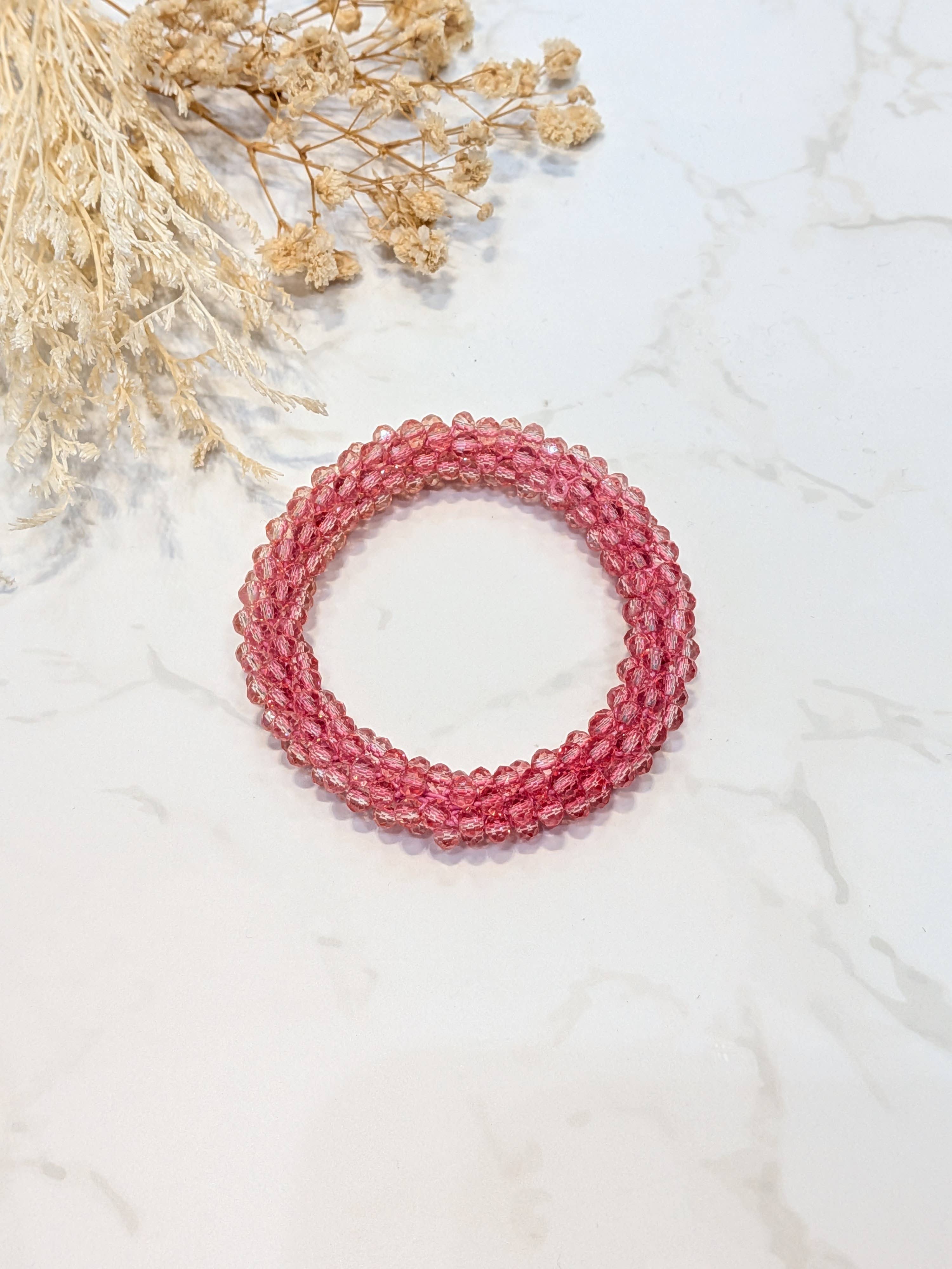 LOLO & YAYA - Wholesale Link & Chain Bracelet - Red-tone crystal effect bracelet32
