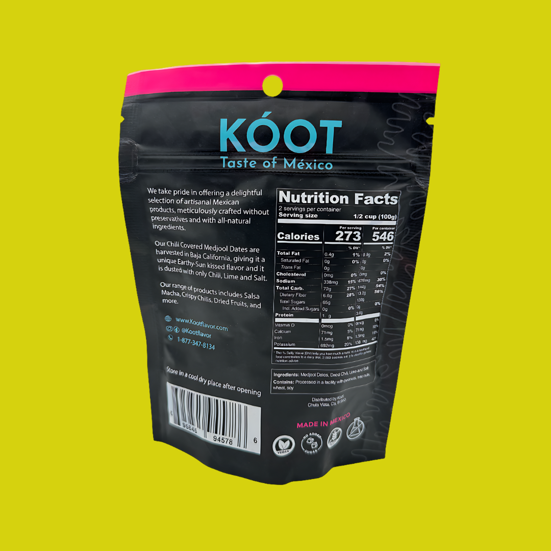 Koot - Wholesale Dried/Dehydrated Fruit - Spicy Pitted Medjool Dates  w/ Chili Powder3