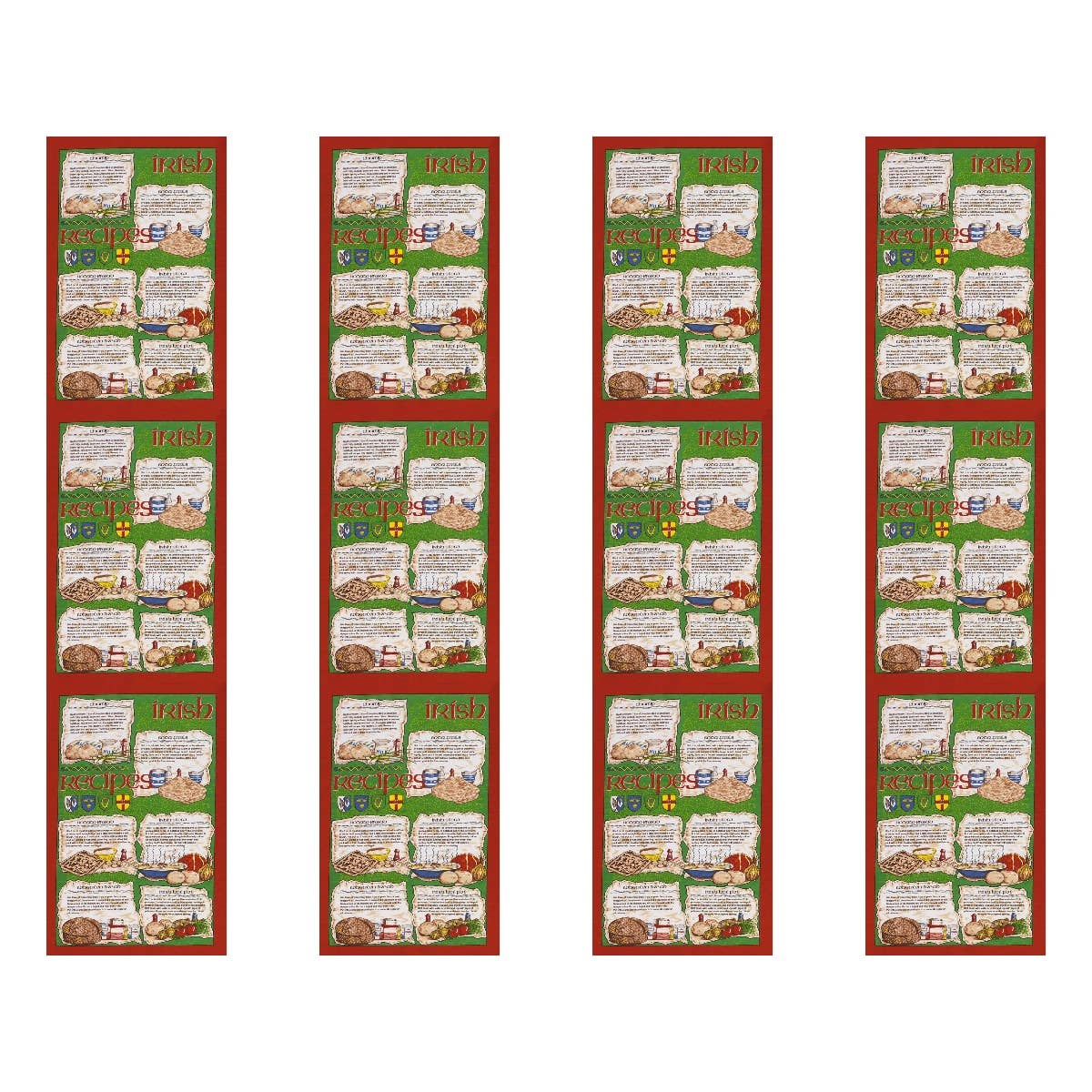 Dublin Gift Company – wholesale Kökshandduk – Kökshandduk i bomull med irländska recept4