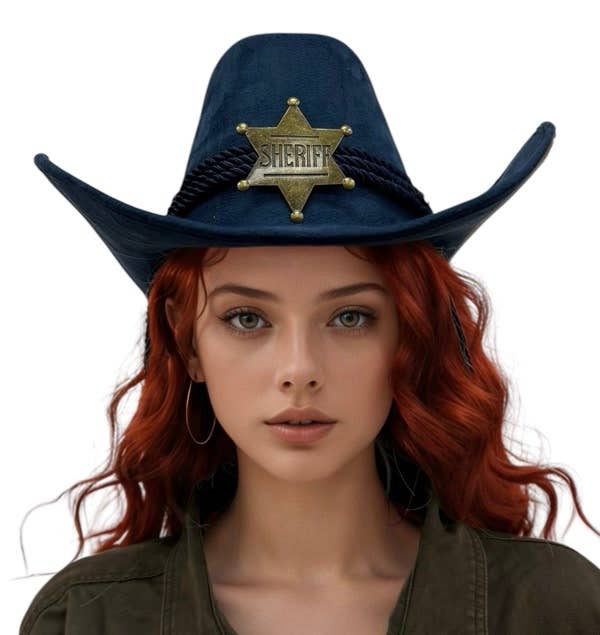 KBW Global Corp. - Wholesale Cowboy Hat - Unisex - Sheriff Suede Cowboy Hat0