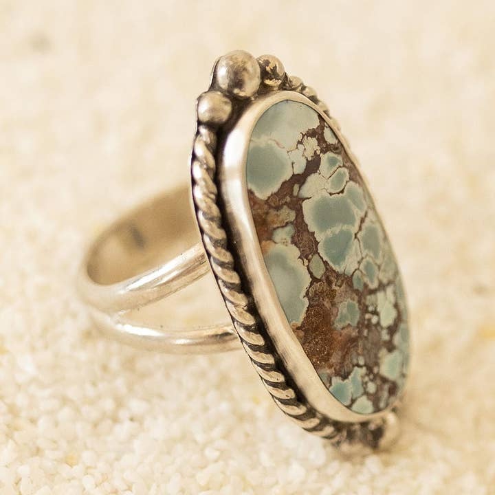 Bague Framed Sand Hill - Taille 8,5 pour la vente par Indie Rae