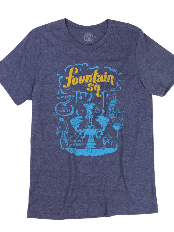 Fountain Square Indy Shirt for wholesale by HomeTown Riot