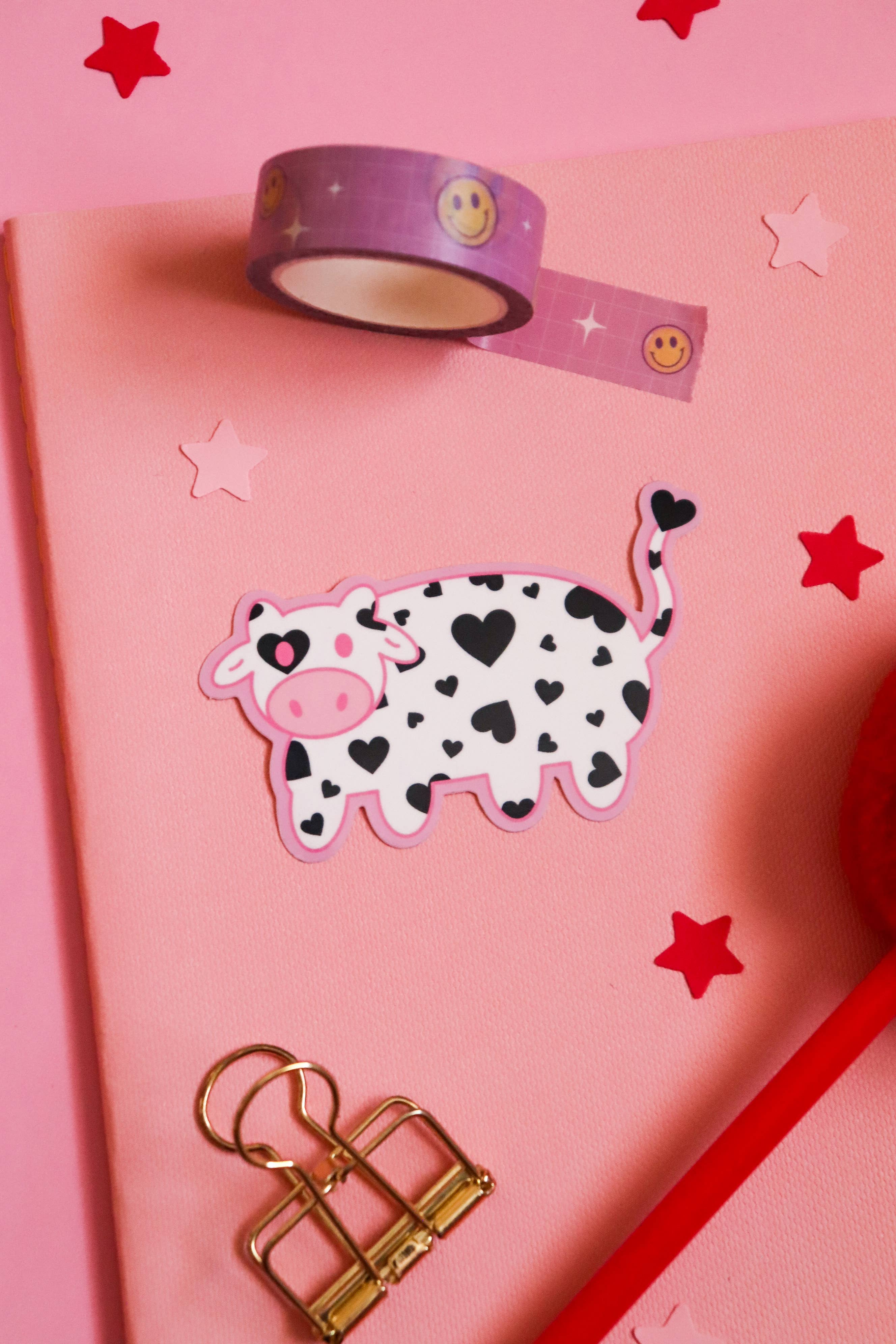 Day Dreamer Studios - Wholesale Sticker - Lovely Cow | Glossy Waterproof Vinyl Sticker8