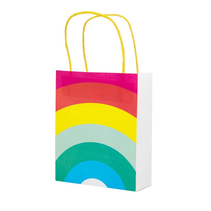 Talking Tables USA - Wholesale Party Favor Bag/Box - Rainbow Party Goodie Bags | 8 Pack |