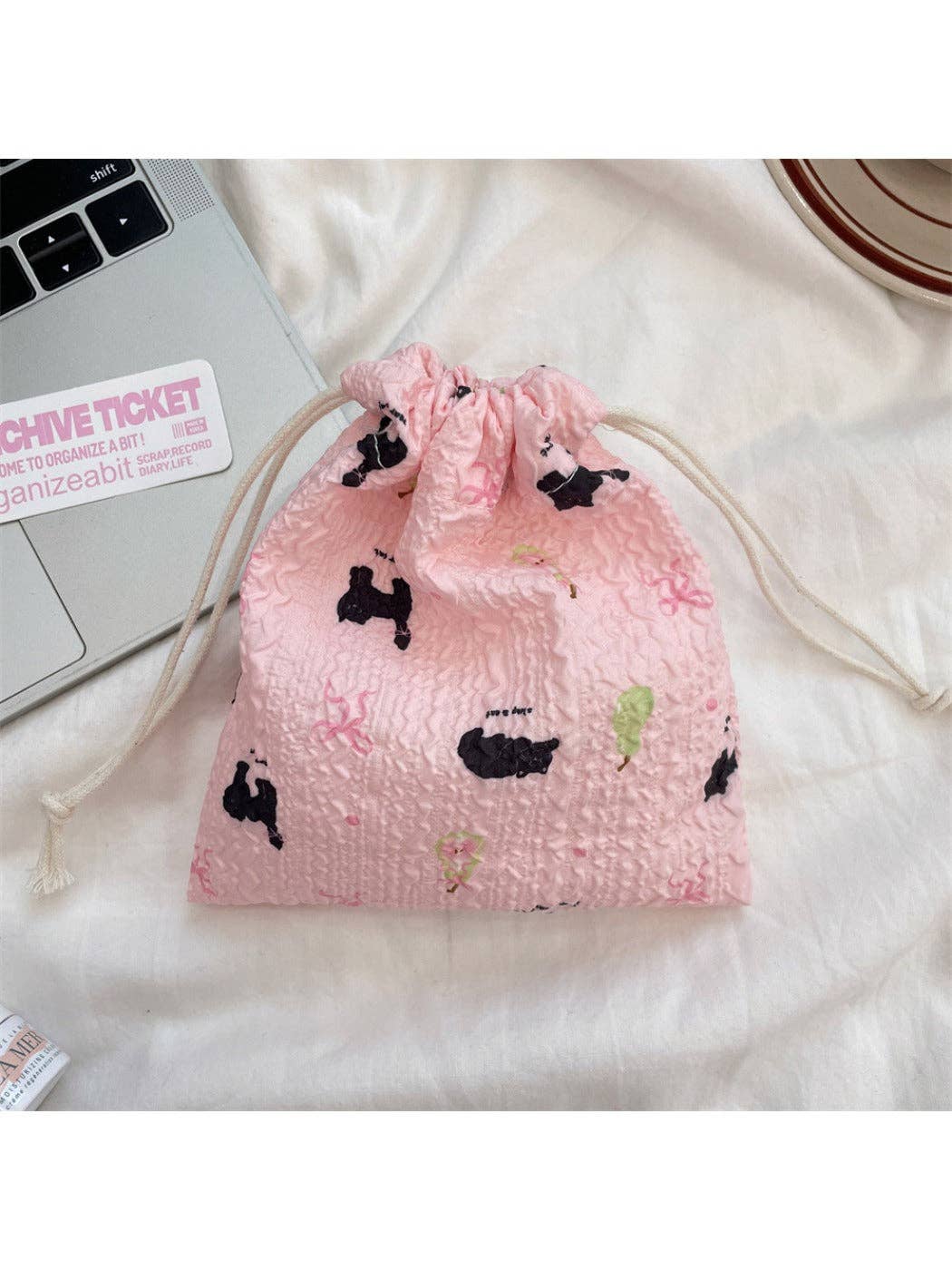 Funkyrel® Atzbranding Limited – estojo - Mulher por atacado – Cosbai - Bolsa de Cordão para Desenhos Animados & Saco de Armazenamento3