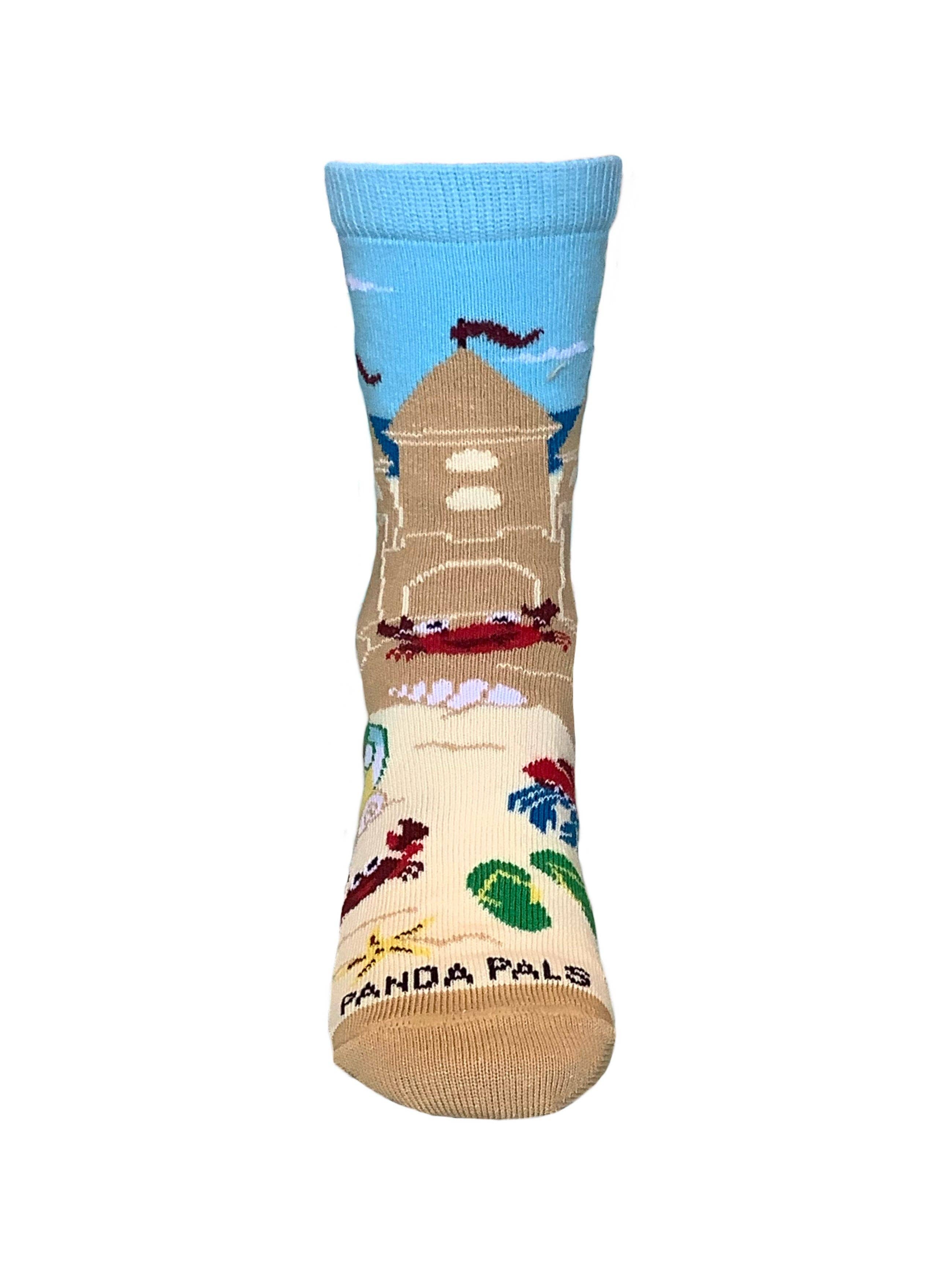 Sock Panda - Wholesale Socks - Kids - Sand Castle Socks (Ages 3-7) from the Sock Panda3