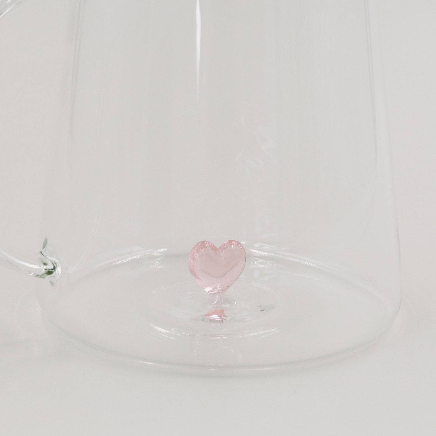 Eulenschnitt - Wholesale Carafe - Carafe Heart Shape Pink (PU = 4 pcs)1
