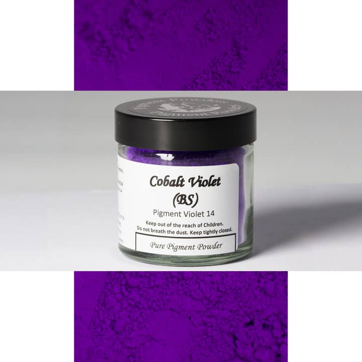 A J Ludlow - Venta al por mayor Pigmentos - Polvo de pigmento puro violeta cobalto (tono azul) (60 ml)