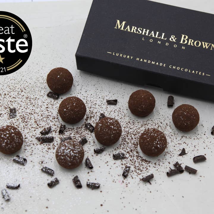 Vegan Gourmet Jamaican Rum Truffles for wholesale by Marshall and Brown