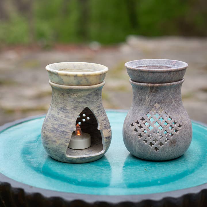 India Handicrafts Inc - Wholesale Oil Warmer - Stone Essence Burner