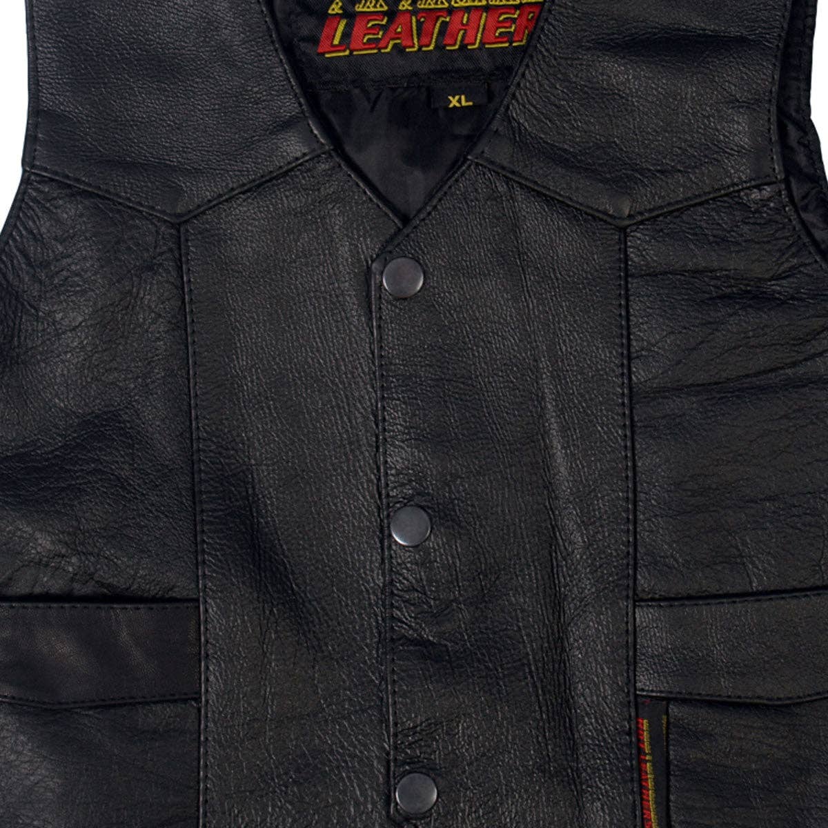 BLK Veste de motard classique Hot Leathers VSK1002 pour tout-petits en vente sur Faire1