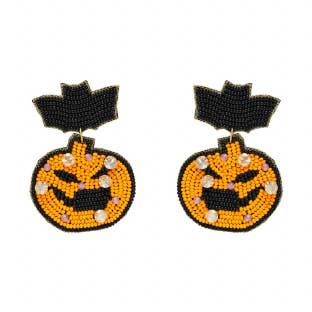 Pumpkin Drop Earrings for wholesale by Franklin and Fields