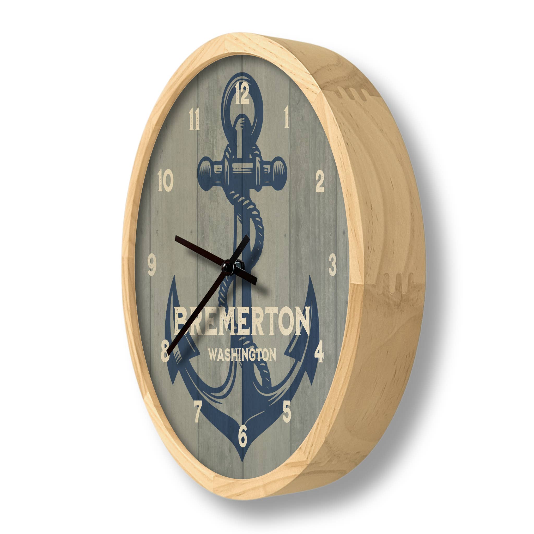 Local Time Clock Co. – Engroshandel Vægur – Personligt ankervægur - 12" diameter4