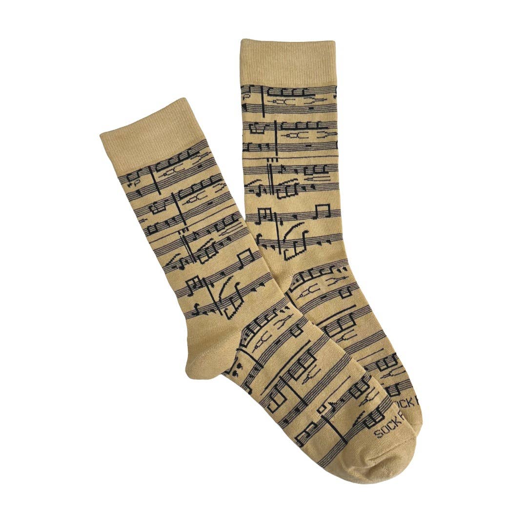 Sock Panda - Wholesale Socks - Unisex - Music Note Pattern Socks from the Sock Panda (Adult Large)3