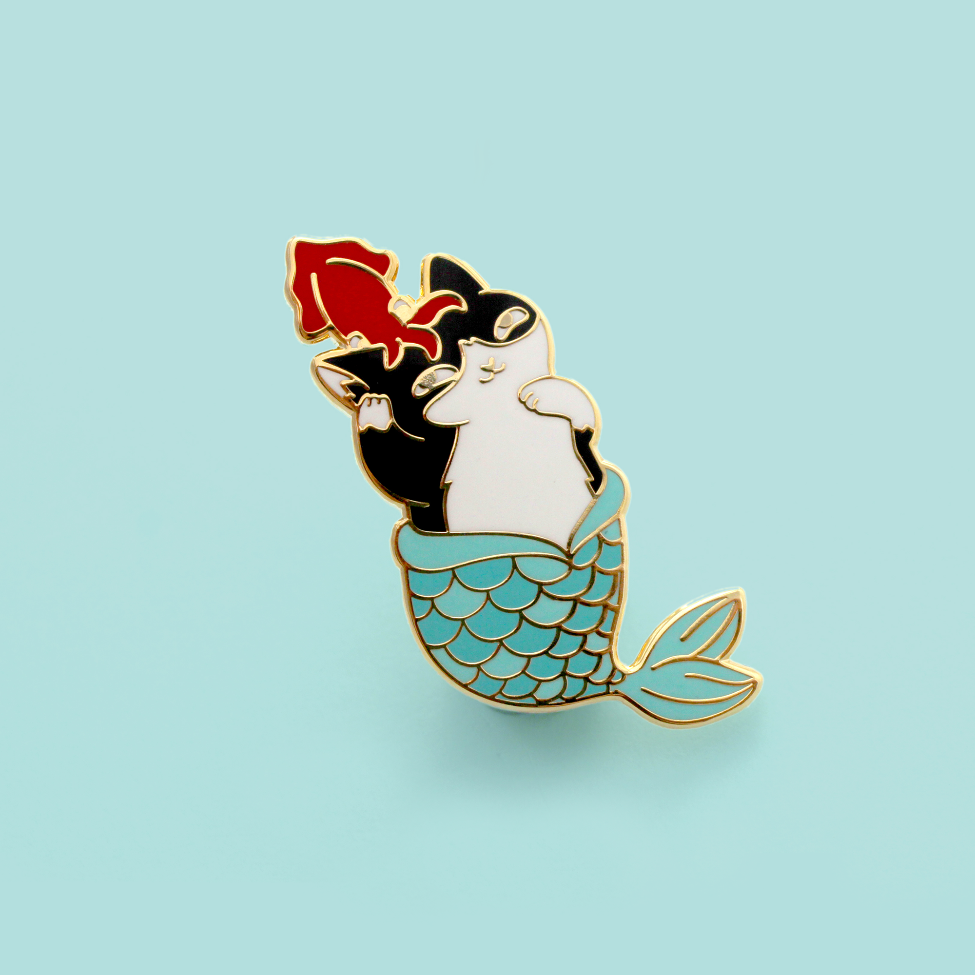 Shoal - Wholesale Lapel Pin/Button - Loki Pin - Purrmaid Pals1