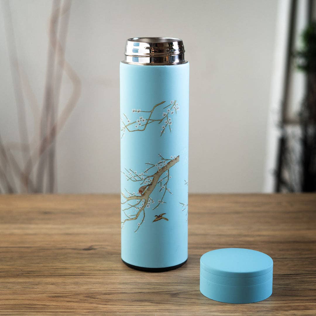 Urban Tokyo - Vendita all'ingrosso Fiaschette - Thermos in acciaio inossidabile isolato sottovuoto da 17oz Fiore di Prugno (1/50)3