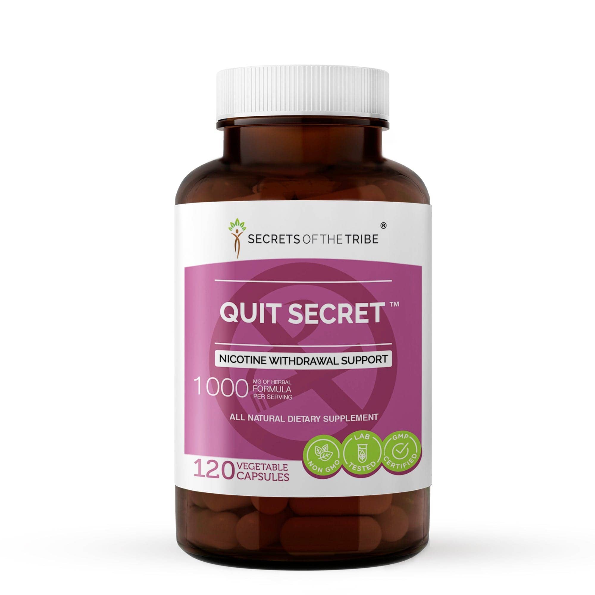 Secrets Of The Tribe - Wholesale Oral Supplement/Vitamin - Quit Secret Capsules. Nicotine Withdrawal Support0