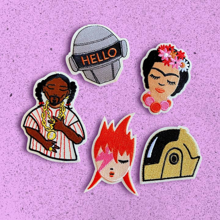 toppa ricamata termoadesiva per la vendita all'ingrosso da parte di Tambour Battant