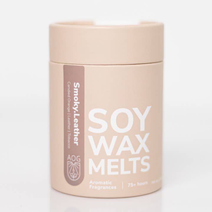 Soy Wax Melt Tube - Smoky.Leather for wholesale by Art Of Gifts