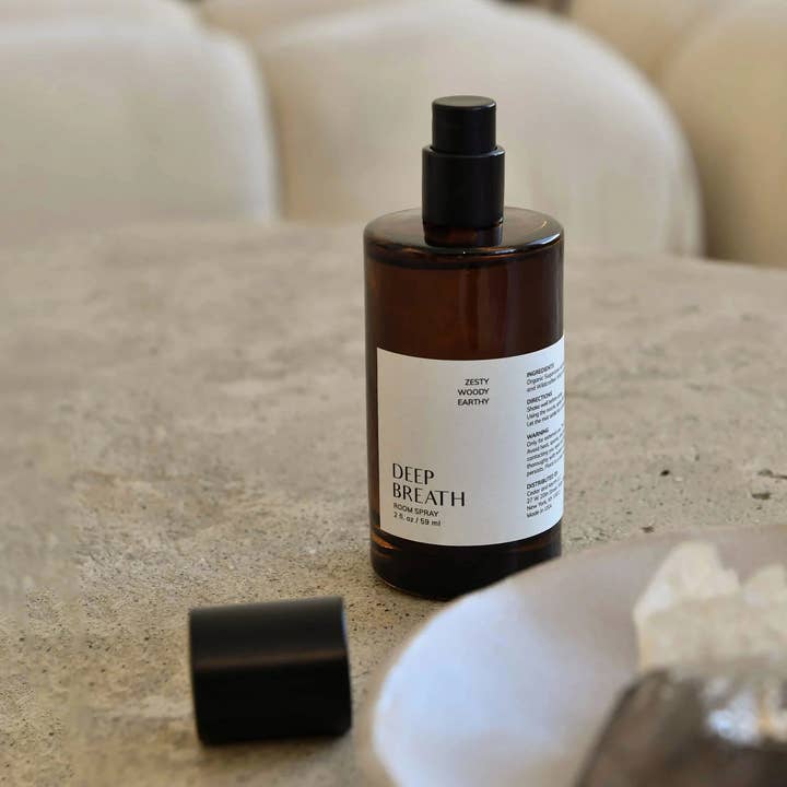 Cedar and Myrrh - Venta al por mayor Espráis para interior y ropa de cama - Spray para Habitación Deep Breath Wellness – Cítrico · Amaderado · Terroso2