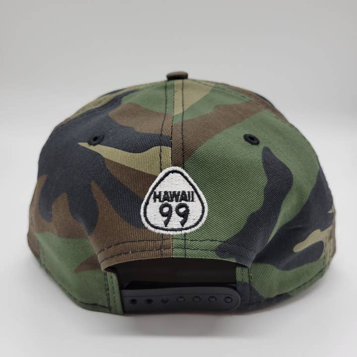 Route 99 Hawaii – wholesale Truckerkeps – Unisex – 3D Hawaiiöarna - CAMO Snapback-hatt2