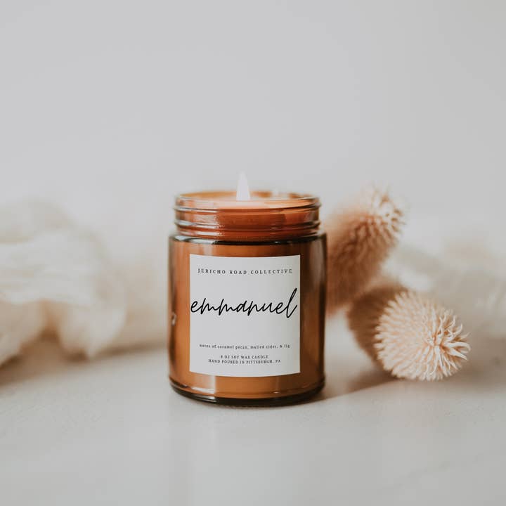 Jericho Road Collective - Wholesale Jar/Filled Candle - Emmanuel Soy Wax Candle1