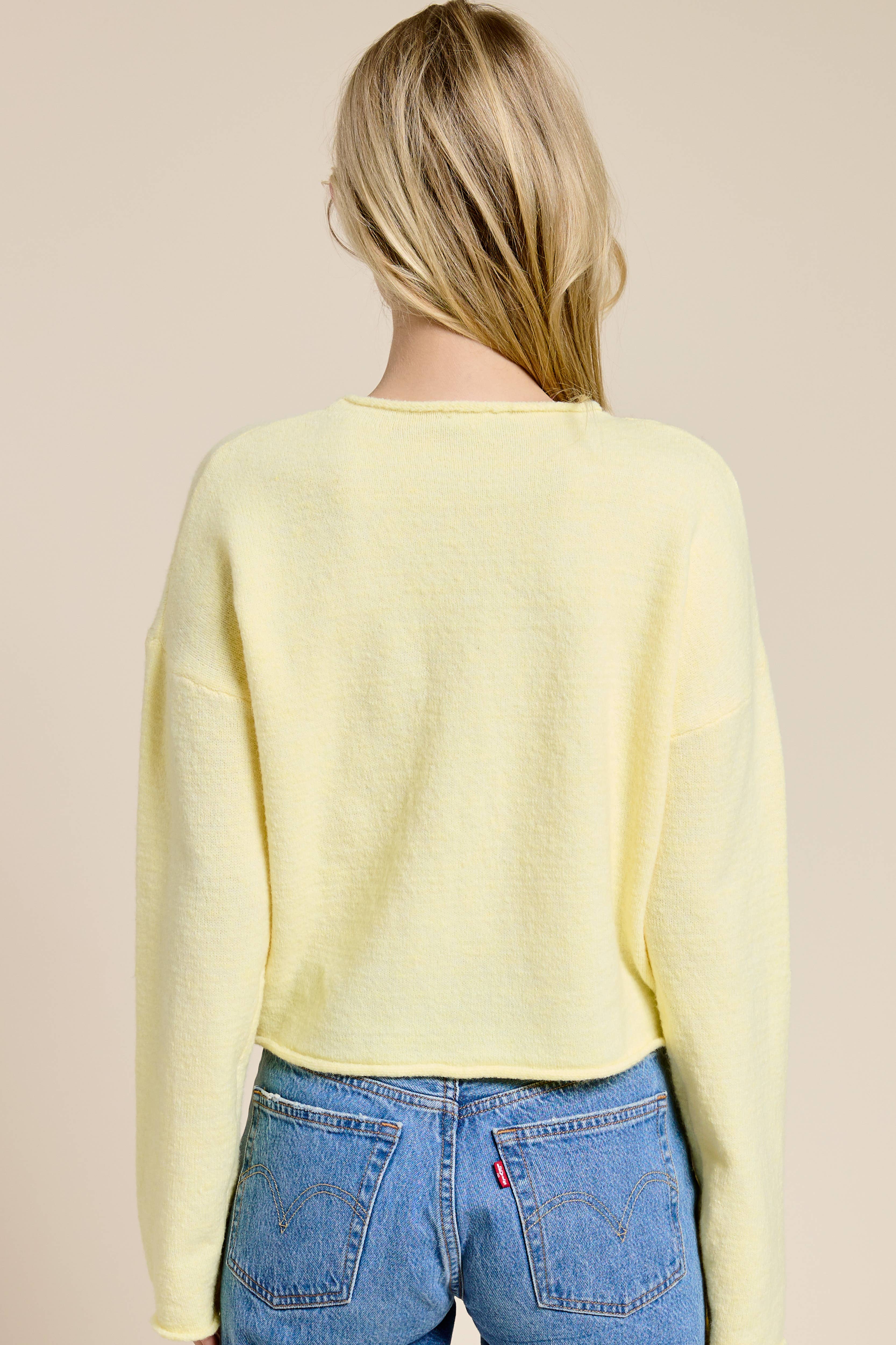Mimosa - Wholesale Knit Sweater - Women's - Essential Pullover Sweater Top7