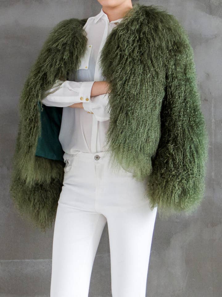 Casaco Therling Army Green por atacado de Pellobello