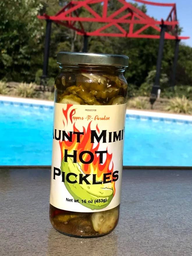 Aunt Mimi’s Hot Pickles for wholesale by Peppers-R-Paradise
