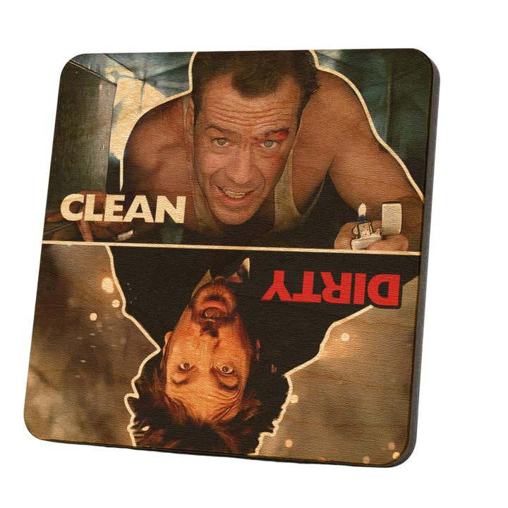 American Brand Studio – Großhandel Magnete – Die Hard Dirty Clean Spülmaschinenmagnet