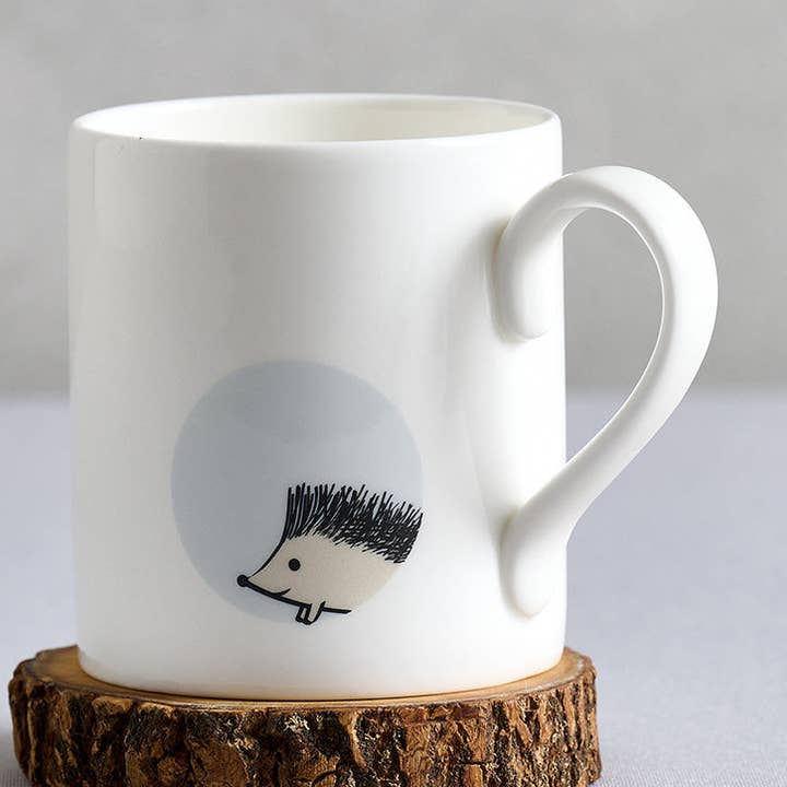Jin Designs - Wholesale Coffee Mug - Hedgehog in the Window Mug0