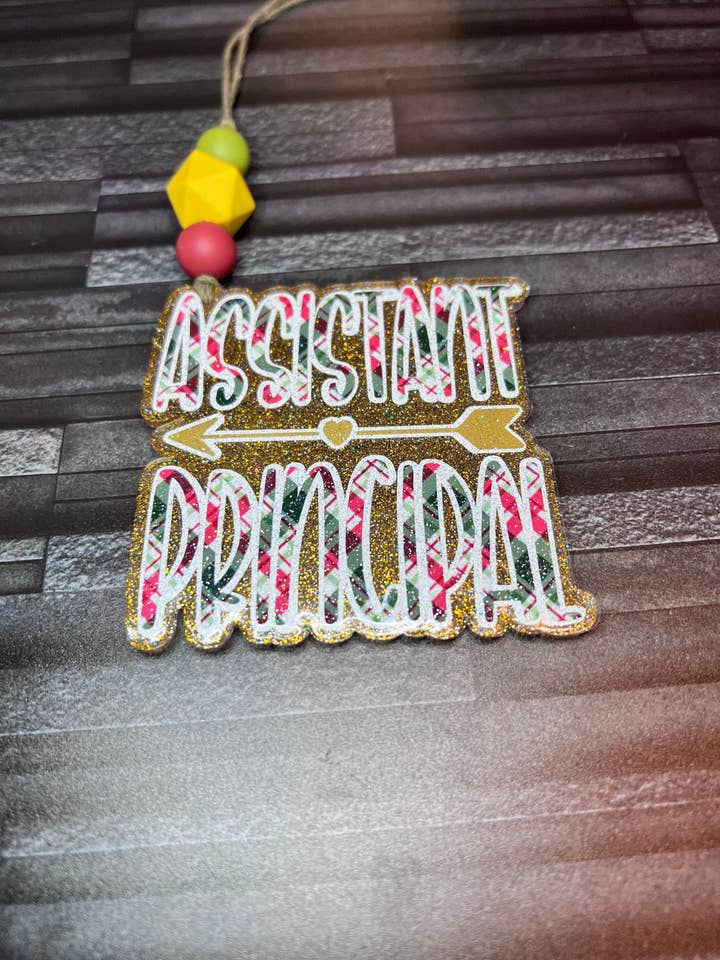 Assistente Principal Ornamentos Árvores de Natal, Presente de Natal para Vice-Diretor, Presente para Chefe Professor, por atacado de Chasin’ Self Care