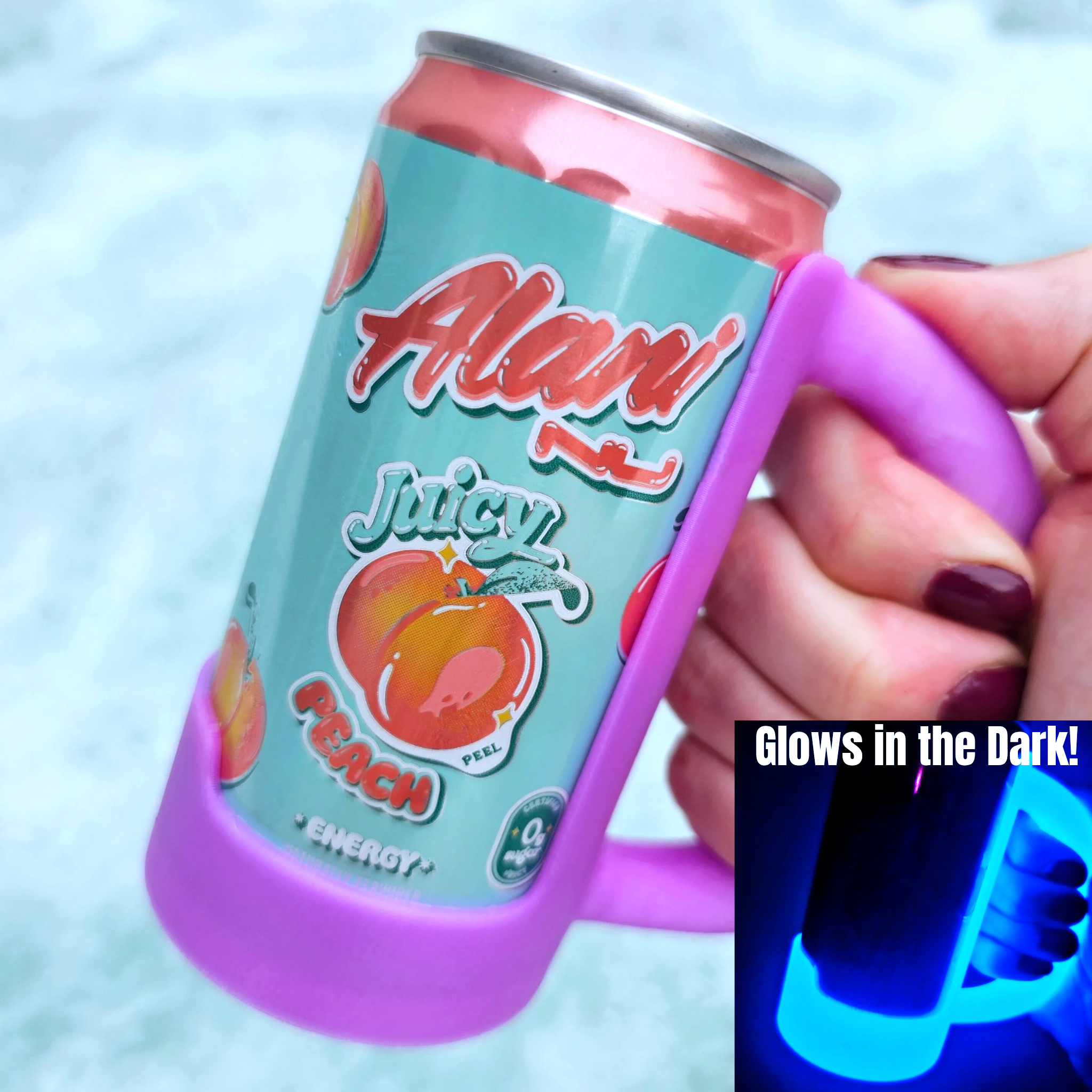 BD Lasers INC. - Wholesale Drink Huggers & Koozies - 7.5 & 8.4 oz MINI Can Holder, Mini Soda Pop Holder Handle7