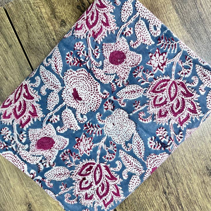 The Eastern Loom - Wholesale Craft Supplies - Indian Artisanal Hand Block Printed Cotton Fabric By Yard