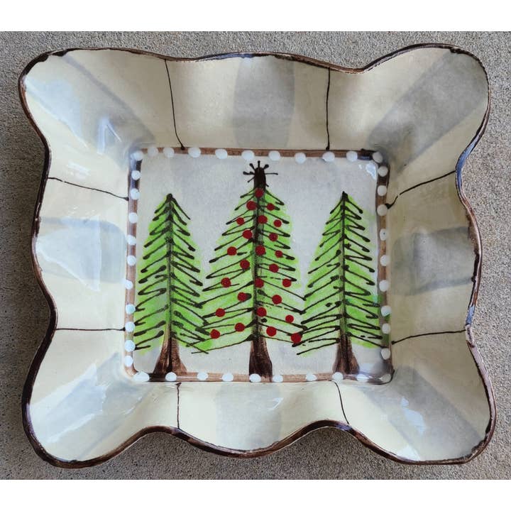 Heartfelt Traditions - Wholesale Decorative Plate/Dish/Bowl - Small Plate (GW Trees)