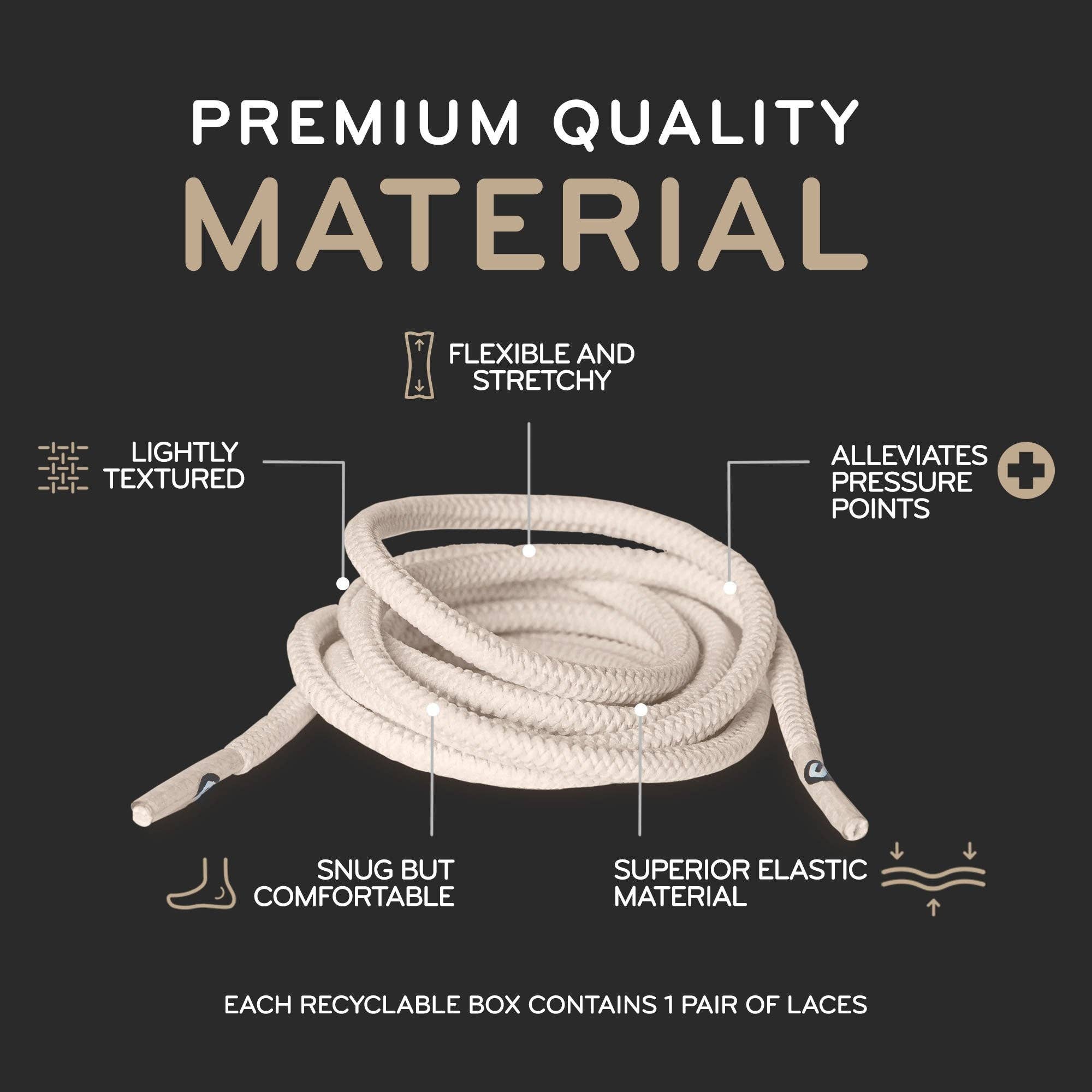 The Original Stretchlace - Wholesale Schoenveters - Uniseks - Ronde Elastische Rekbare Schoenveters31