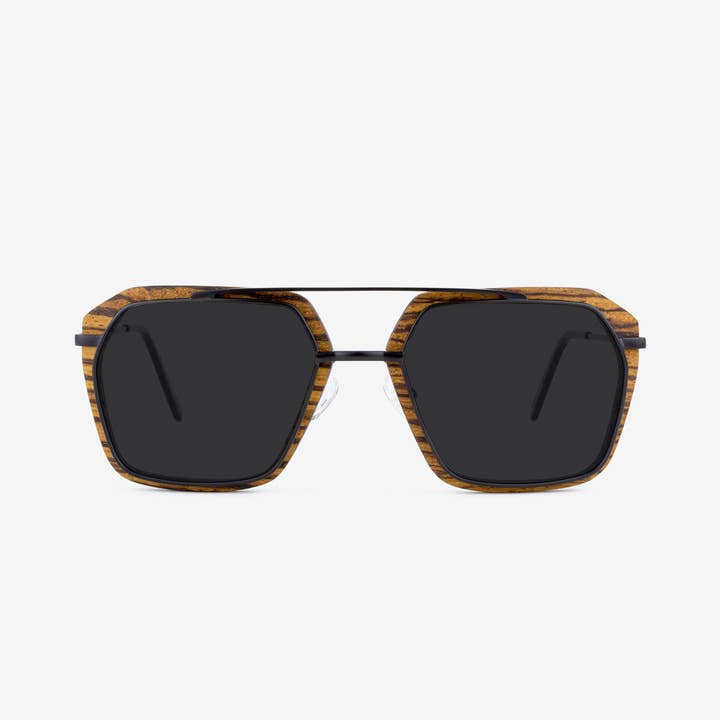 Tommy Owens - Wholesale Sunglasses - Unisex - Bal Harbour - Metal & Wood Sunglasses8