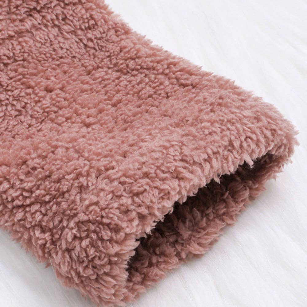 Lily Clothing - Wholesale Coat - Women's - BUTTON-UP HOODED CAT EARS PLUSH SOLID COAT15