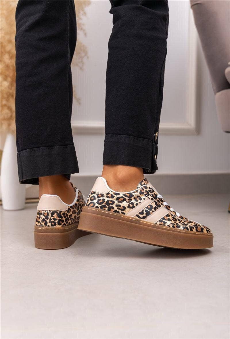 No Doubt Shoes - Vente Baskets tendance – femme - Baskets à plateforme épaisses avec détail lacé sur le côté pour femmes3