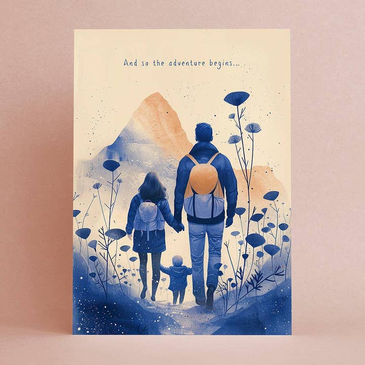 Botanopia - gifts , decor and cards for plant lovers - Wholesale Baby Card - And so the adventure begins | New Baby Card | Gender Neutral1