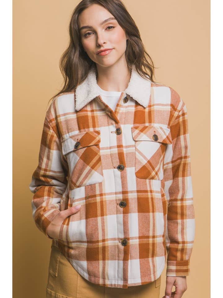 FAUX FUR TERNET JAKKE SKJORTEJAKKE for engroshandel hos ITSSY