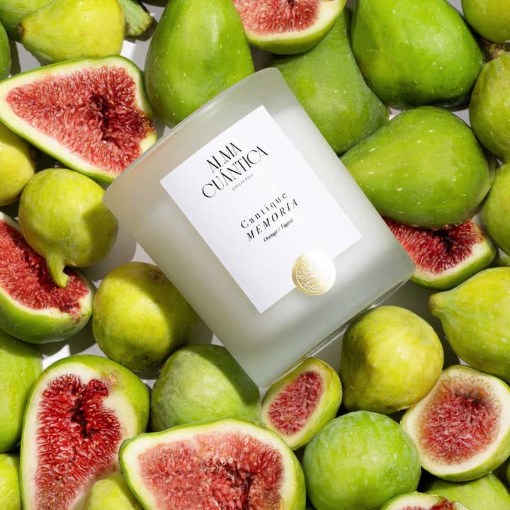 CANTIQUE MEMORIA CANDLE FIG & ORANGE for wholesale by ALMA CUÁNTICA COLLECTION