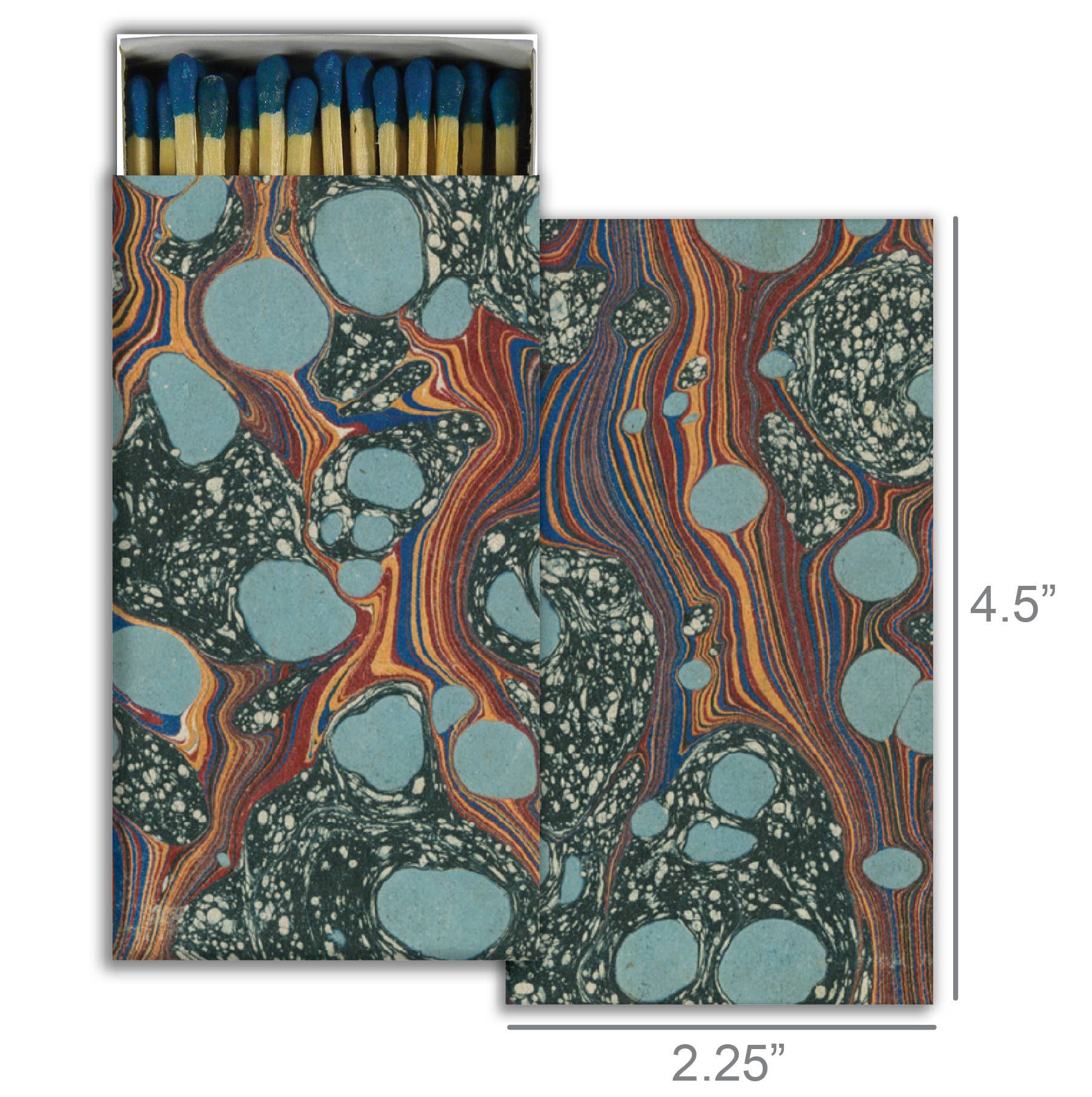 HomArt - Wholesale Matches - Matches - Blue Bubble Marble1