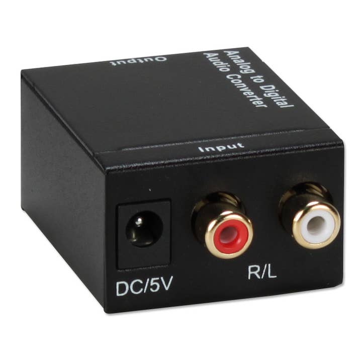Convertidor de audio RCA analógico a digital S/PDIF estéreo para venta al por mayor de QVS Inc