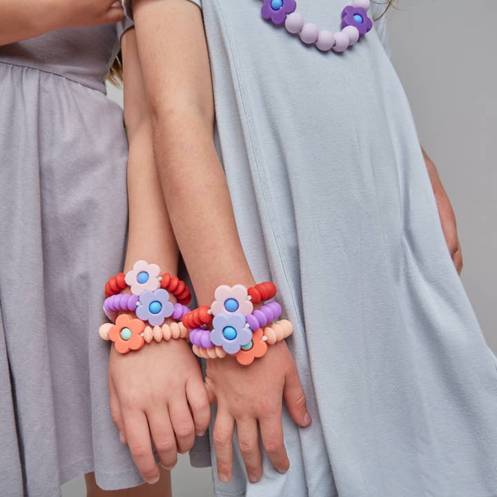 January Moon - Wholesale Beaded Bracelet - Kids - Dewdrop Daisy Sensory Bracelet4