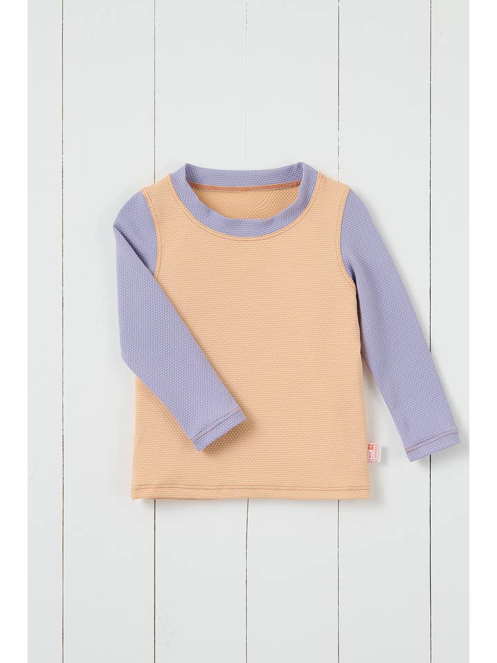 Peach Kids Long Sleeve Rash Vest for wholesale on Faire