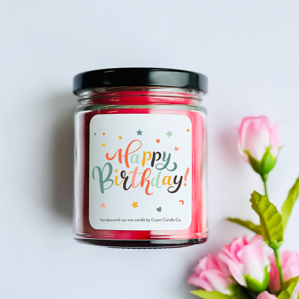 Coyer Candle Co. - Wholesale Jar/Filled Candle - Happy Birthday | 9 oz Candles14