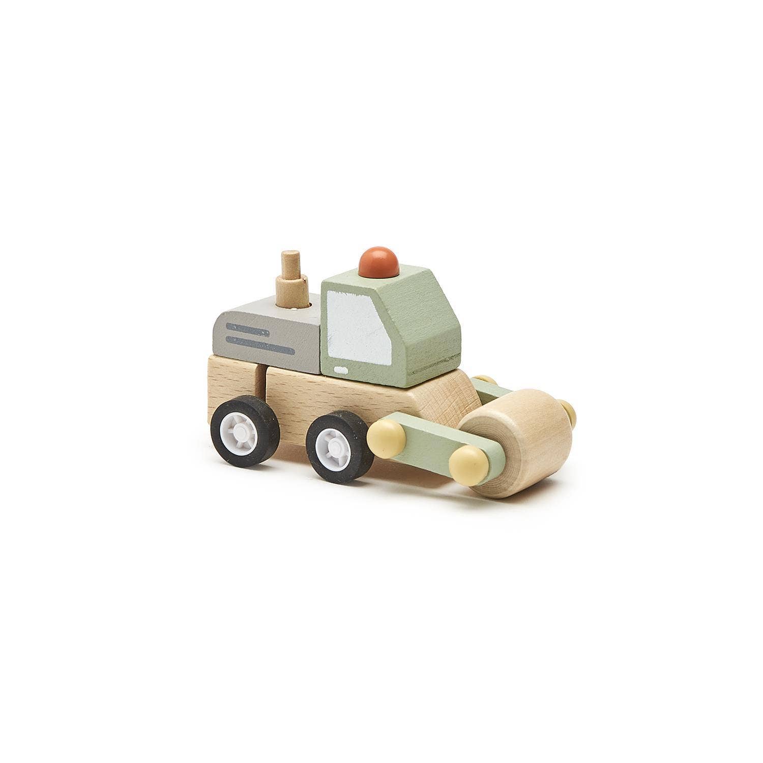 Cupcakes & Cartwheels by Two's Company - Wholesale Wood Toy - Kids - Construction Vehicle Wooden Wind-Up Truck Asst 4 Designs2